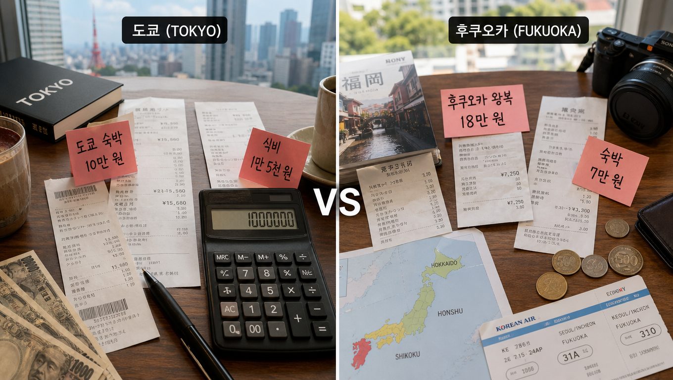 일본여행 비용 지역과 일정에 따라 어떻게 달라질까