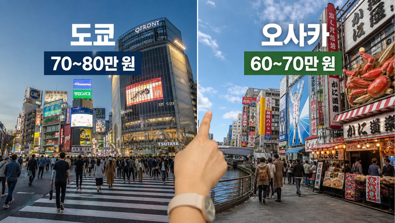도쿄 패키지와 오사카 패키지로 알아보는 일본여행 추천