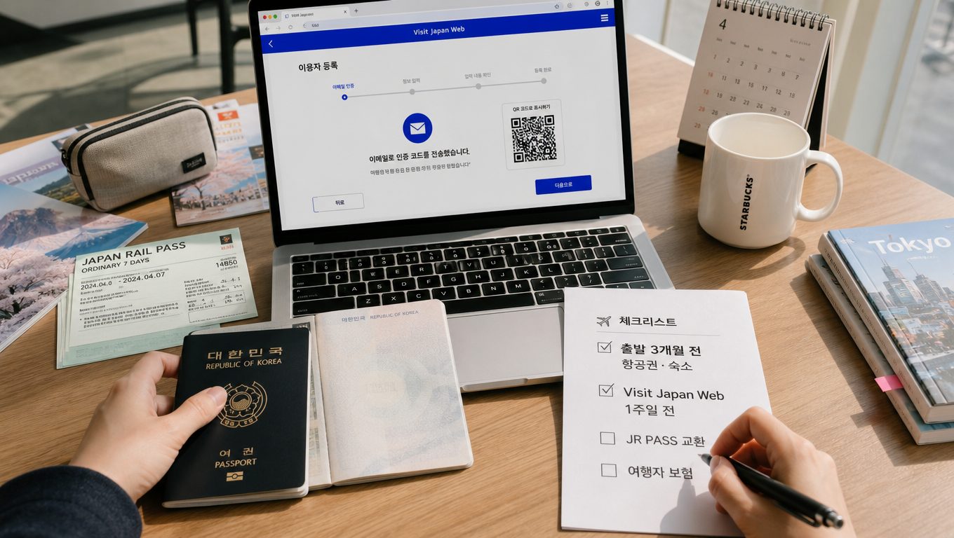 일본 여행 사전준비 단계별 가이드