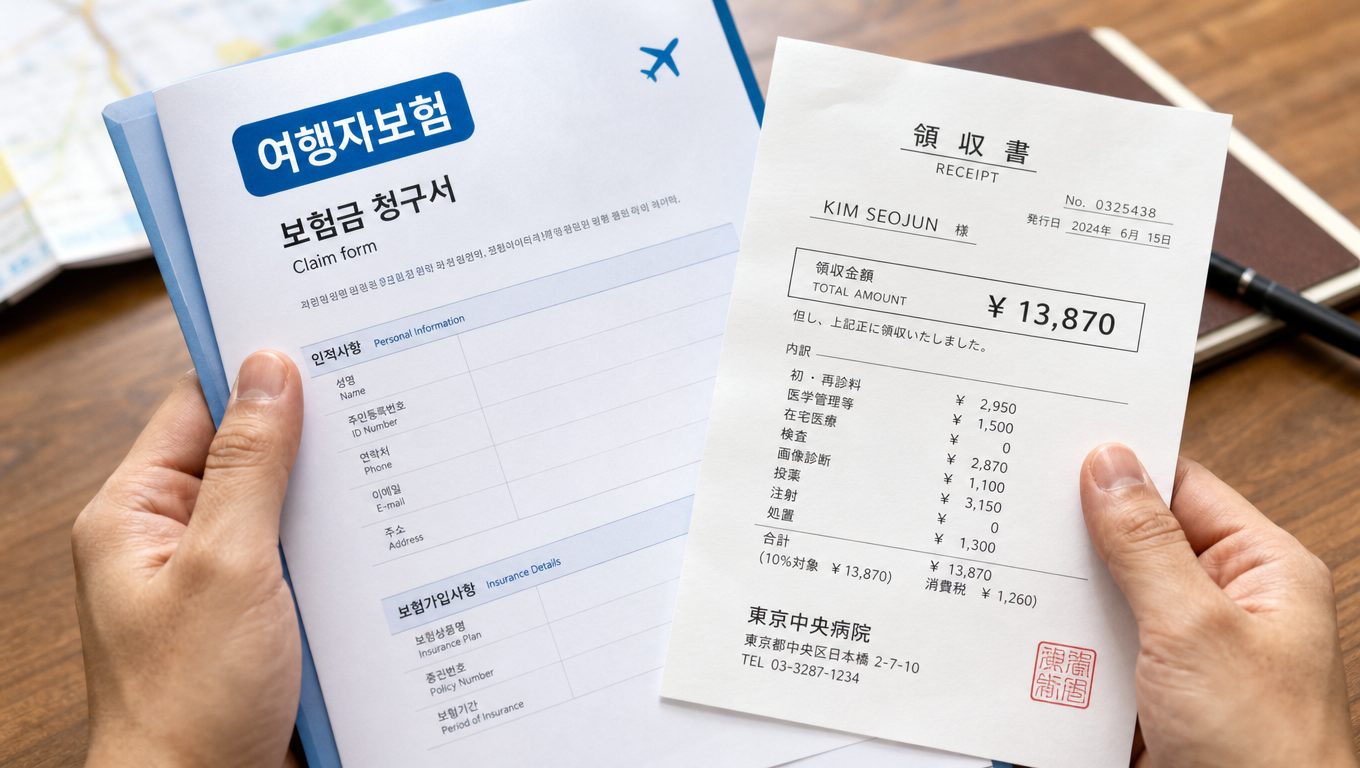 일본 패키지 여행 자유시간 사고도 여행자보험으로 보장받을 수 있나요?