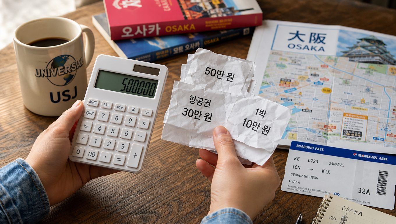 오사카 2박 3일 패키지 여행 비용과 USJ 중심 코스