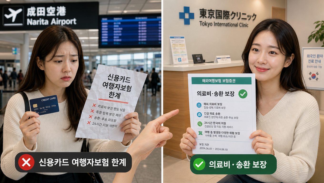신용카드 여행자보험으로 일본 여행이 충분할까